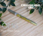 Crayon nail art